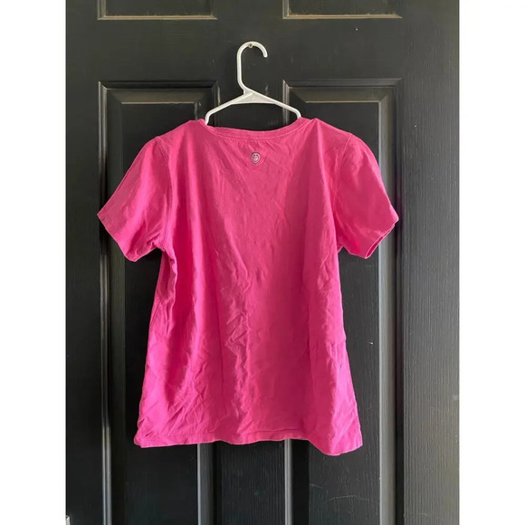 Life Is Good Pink Round Neck Short Sleeves T-Shirt Size Medium - Picture 4 of 4